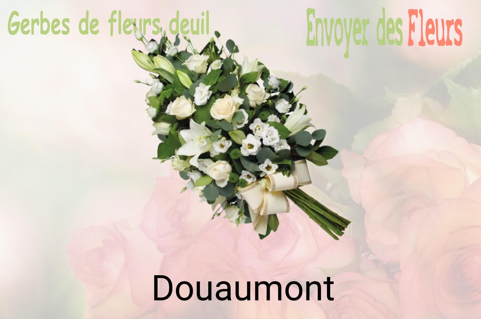Gerbe de fleurs de deuil livrée à Douaumont